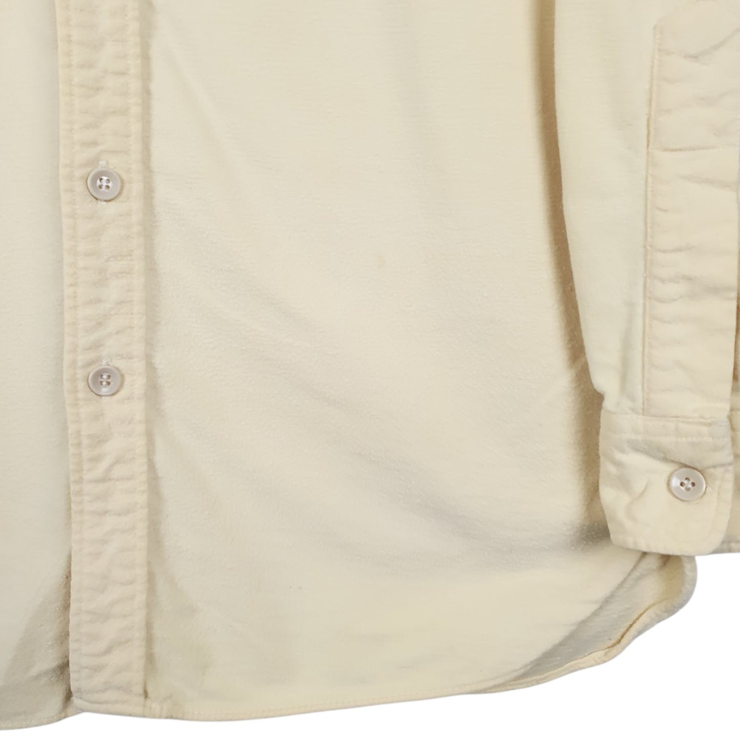 Mens Yellow L.L.Bean Chamois Vintage 90s  Shirt