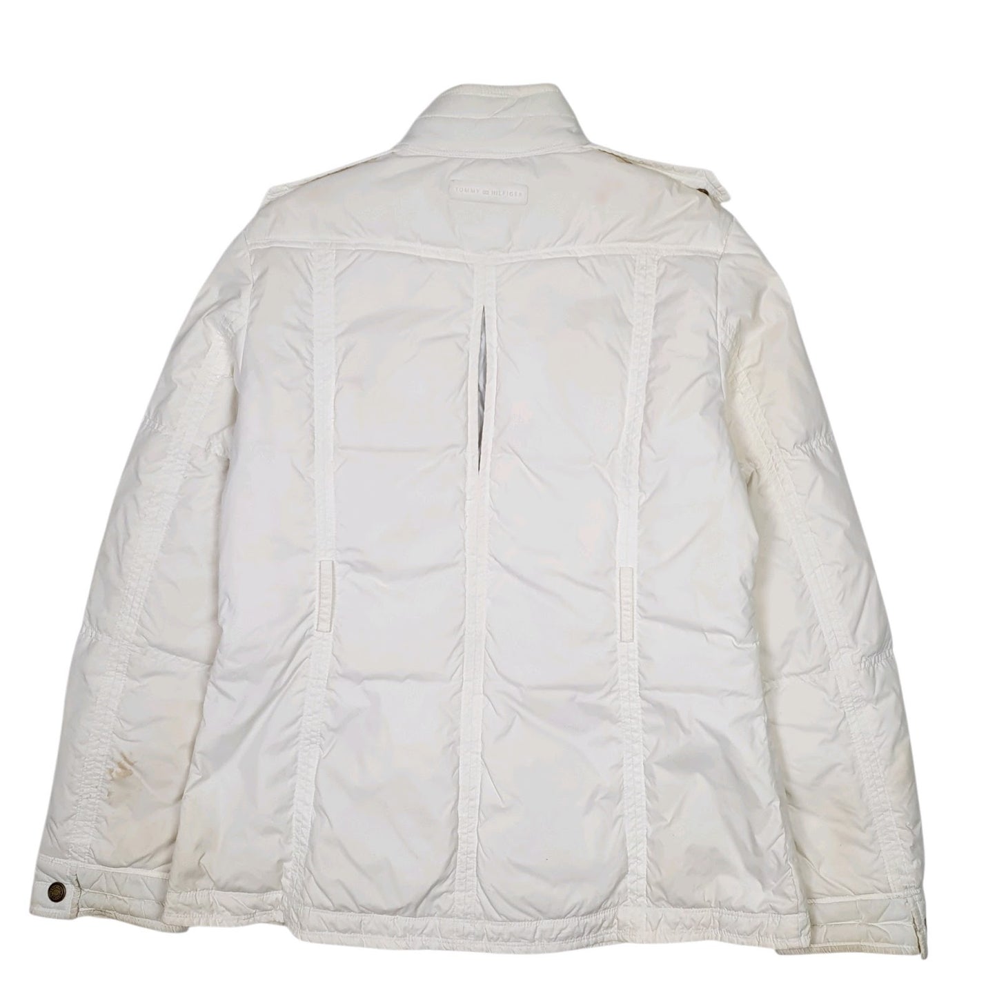 Womens White Tommy Hilfiger Parka  Coat