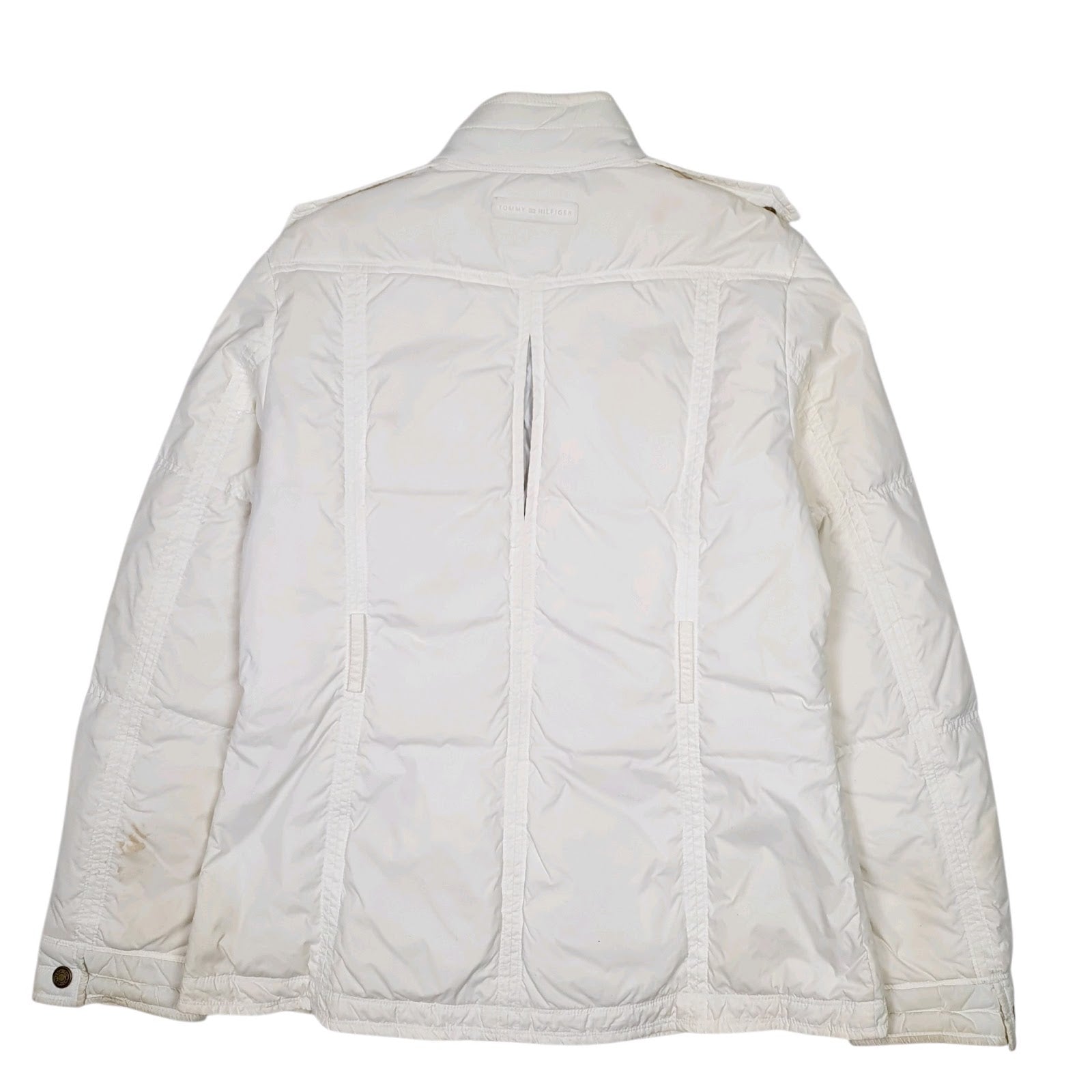Womens White Tommy Hilfiger Parka  Coat