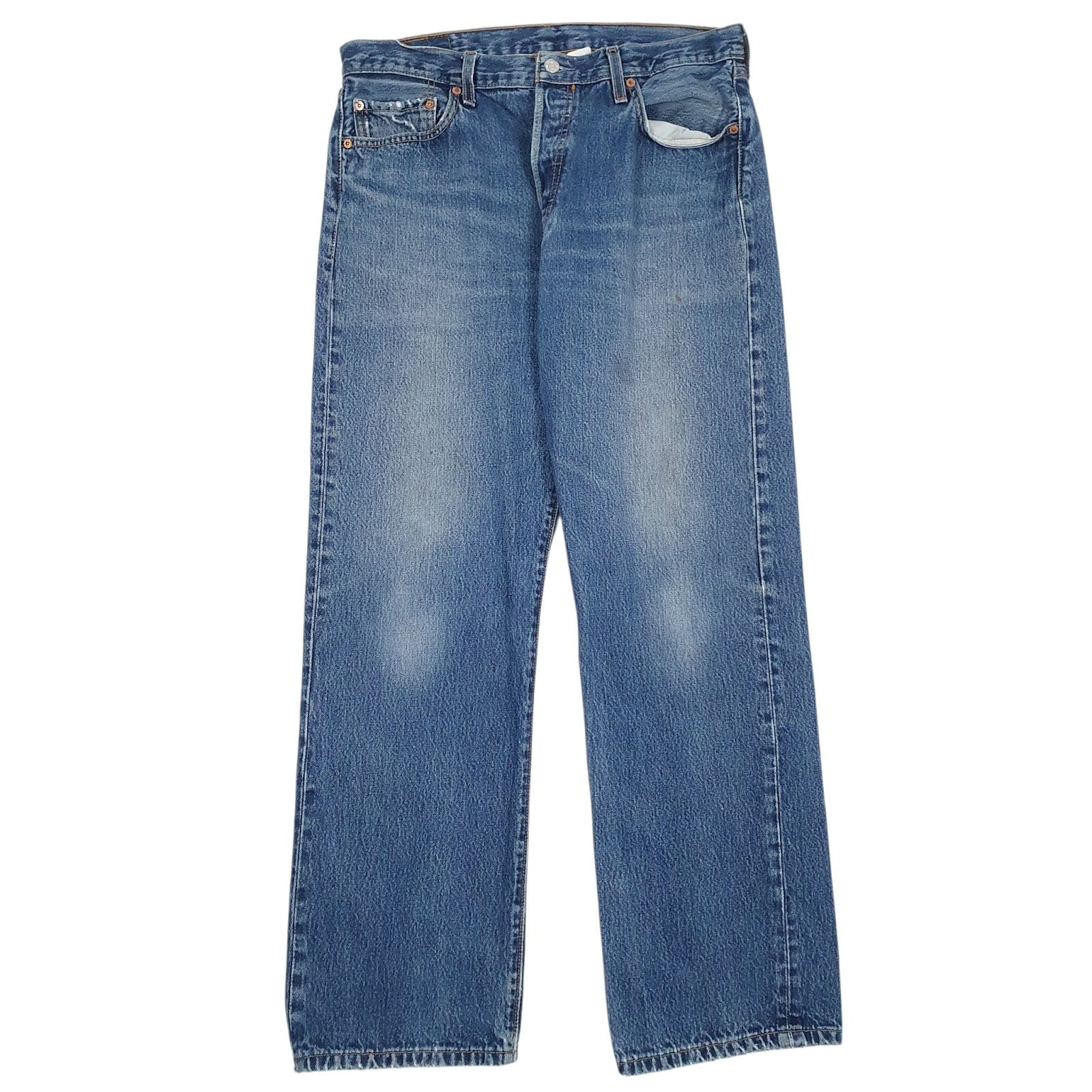 Mens Blue Levis  501 JeansW36 L32