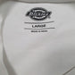 Mens White Dickies   T Shirt