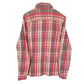 Mens Red B-S Vintage Flannel  Shirt