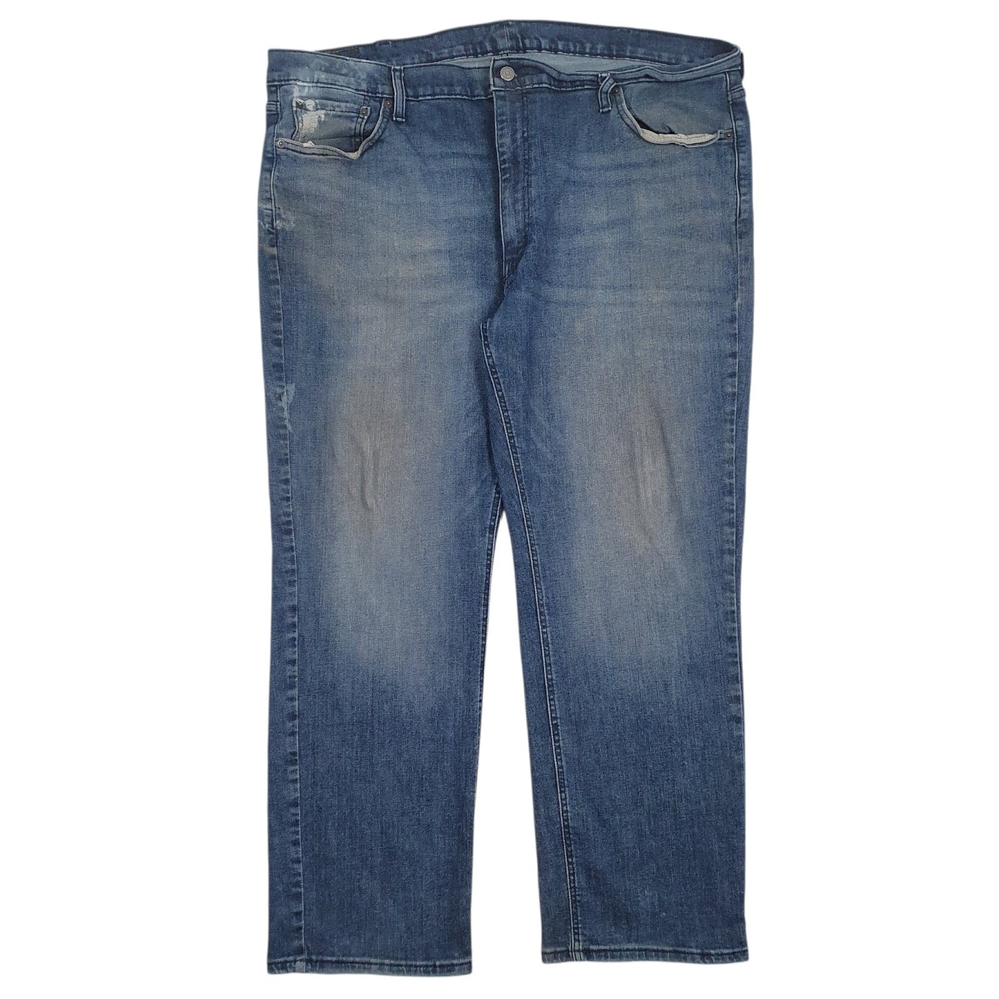 Mens Blue Levis Distressed 541 JeansW44 L30
