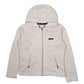 Womens White Patagonia Synchilla Arctic Hoodie Full Zip Jumper