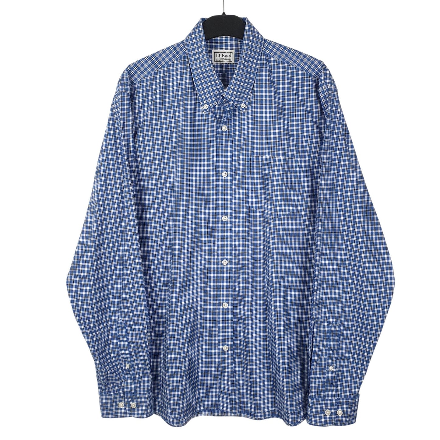 Mens Blue L.L.Bean  Long Sleeve Shirt