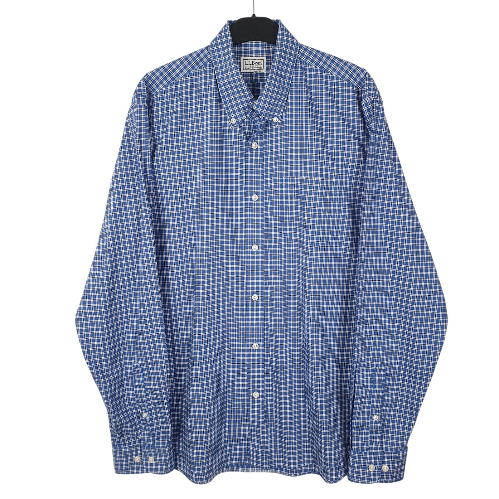 Mens Blue L.L.Bean  Long Sleeve Shirt