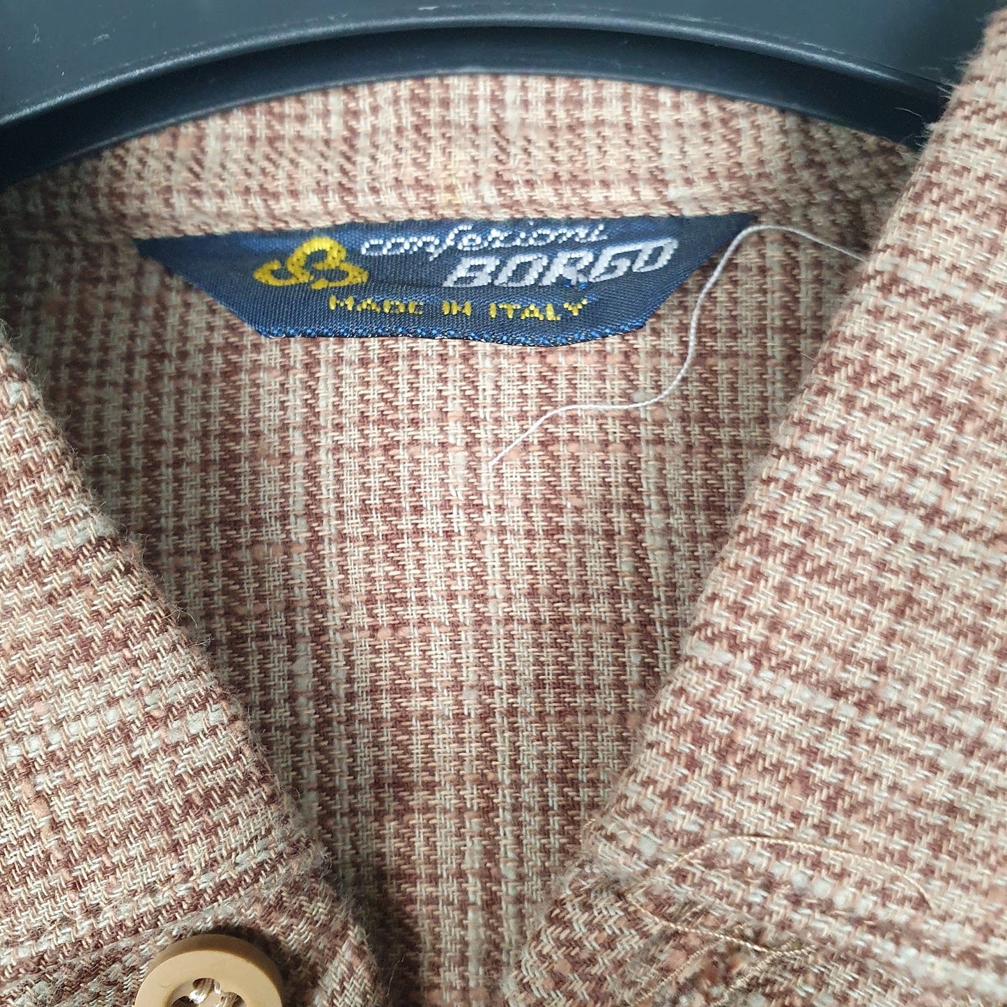 Mens Brown Confezioni Borgo Vintage  Shirt