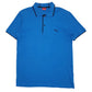 Mens Blue Puma  Short Sleeve Polo Shirt