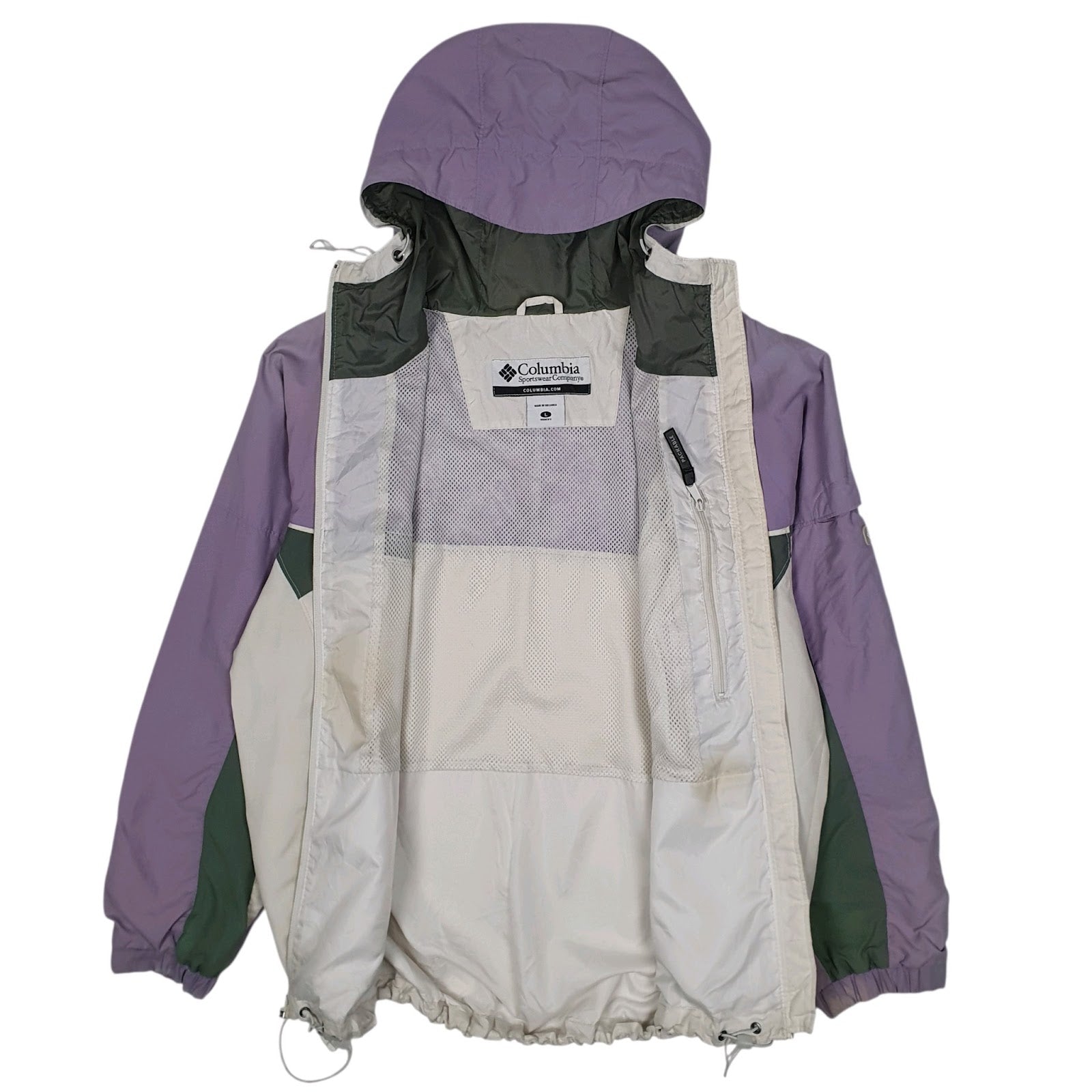 Womens Purple Columbia Sportswear Company  Full Zip Coat