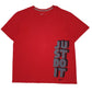 Mens Red Nike Just Do It Short Sleeve T Shirt