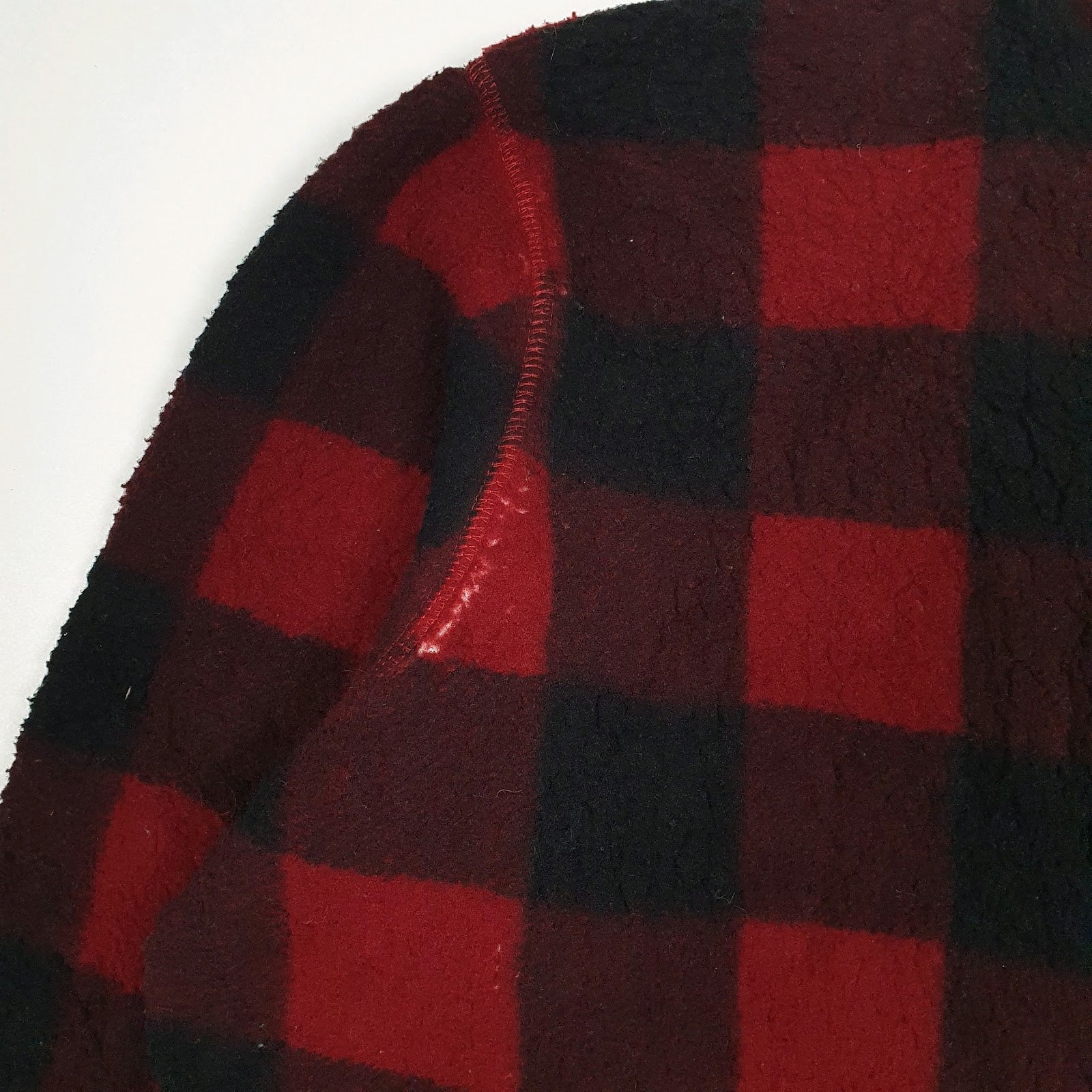 Mens Red Wrangler  Quarter Zip Jumper