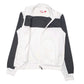 Womens White Puma Active Wear Full Zip Jumper