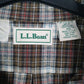 Mens Green L.L.Bean Flannel Vintage 90s Made In USA  Shirt
