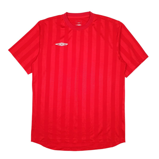 Mens Red Umbro  Short Sleeve T Shirt