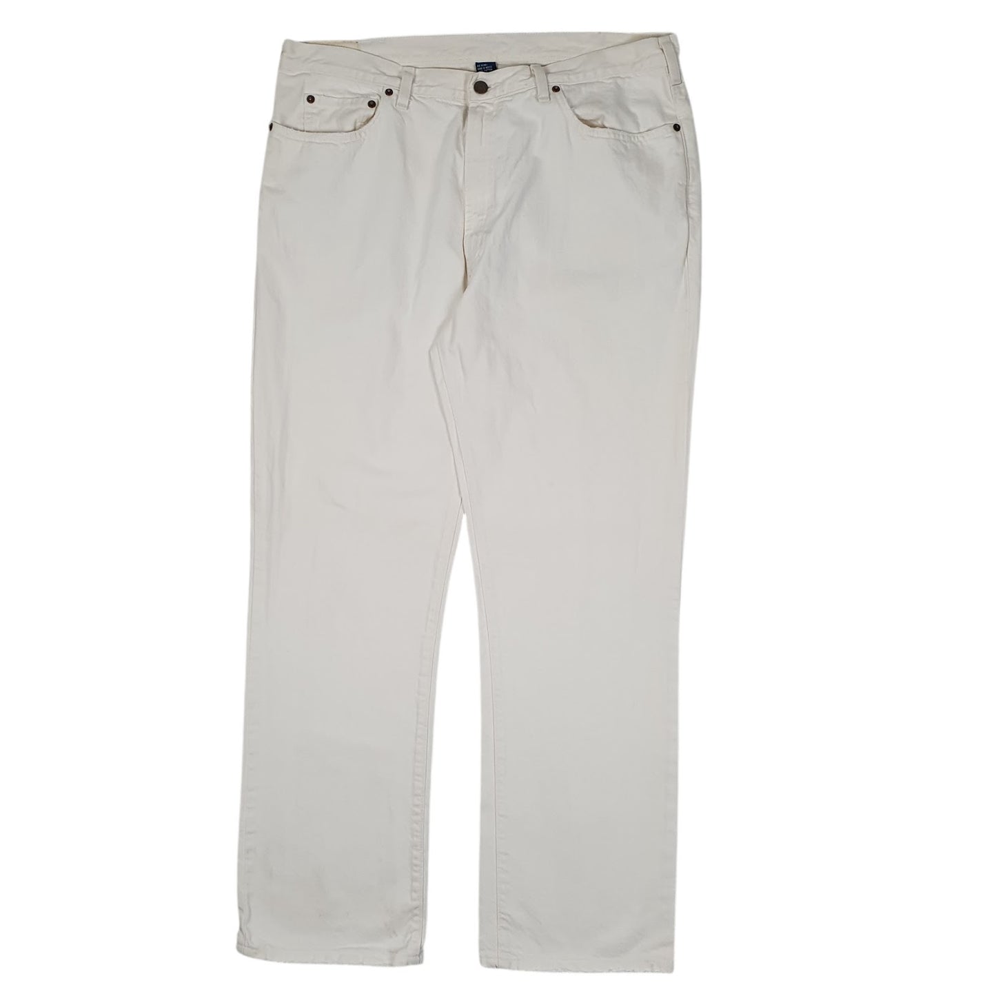 Mens White Polo Ralph Lauren  Casual JeansW38 L32