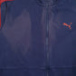 Mens Navy Puma  Full Zip Jumper