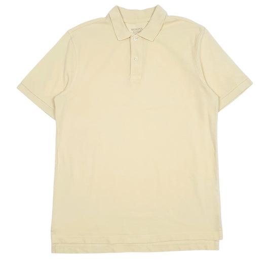 Mens Yellow Merona  Short Sleeve Polo Shirt