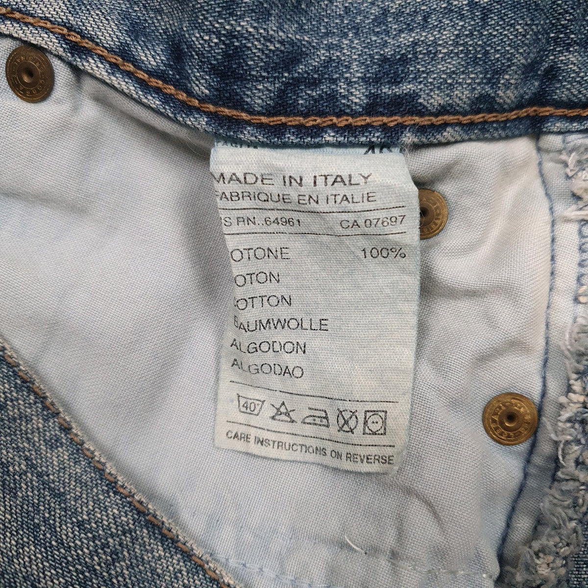 Womens Blue Benneton   Shorts