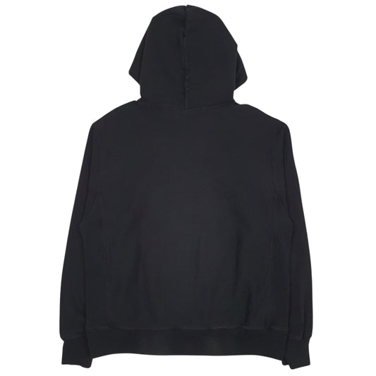 Mens Black Champion Reverse Weave Hoodie Jumper