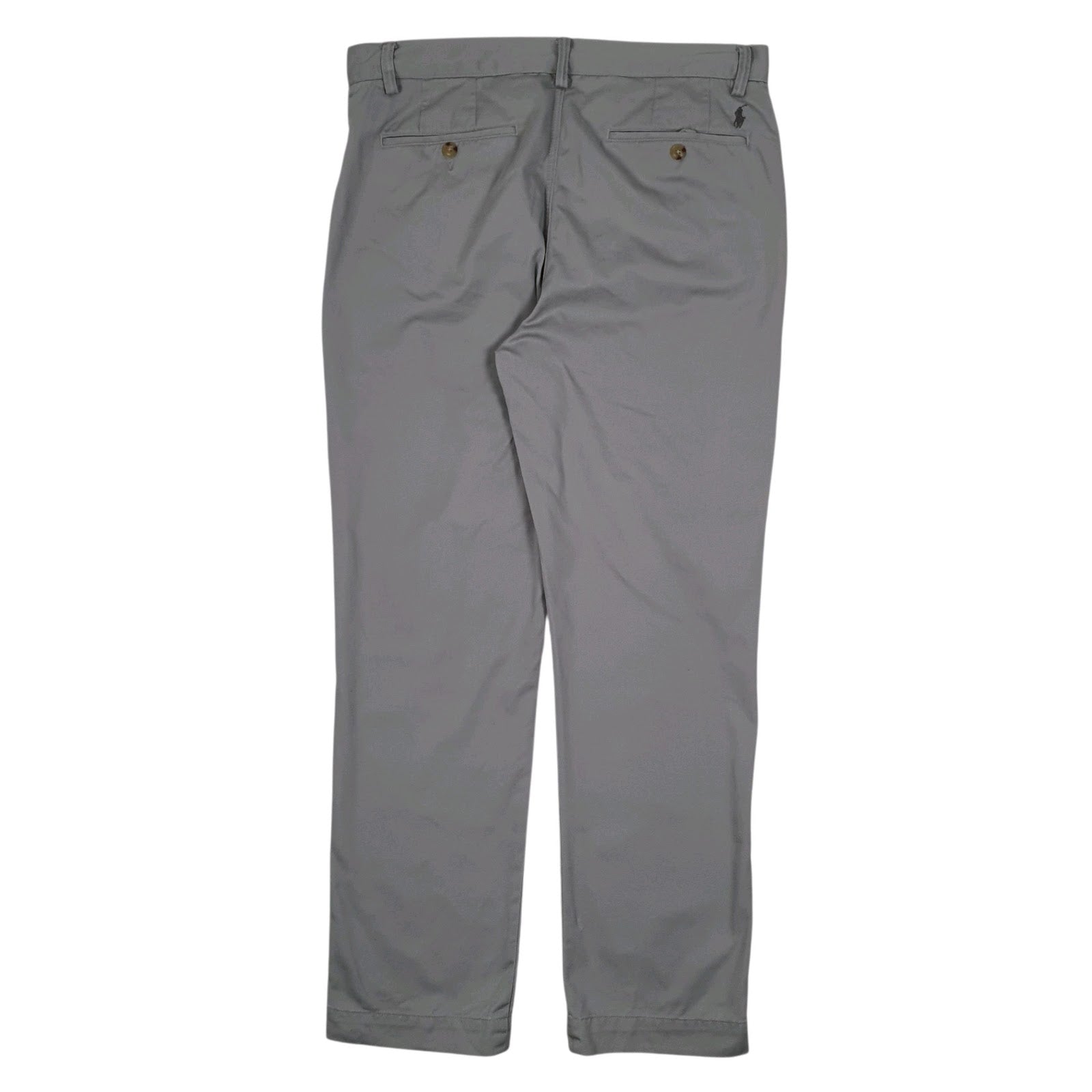 Mens Grey Polo Ralph Lauren Classic Fit  Trousers