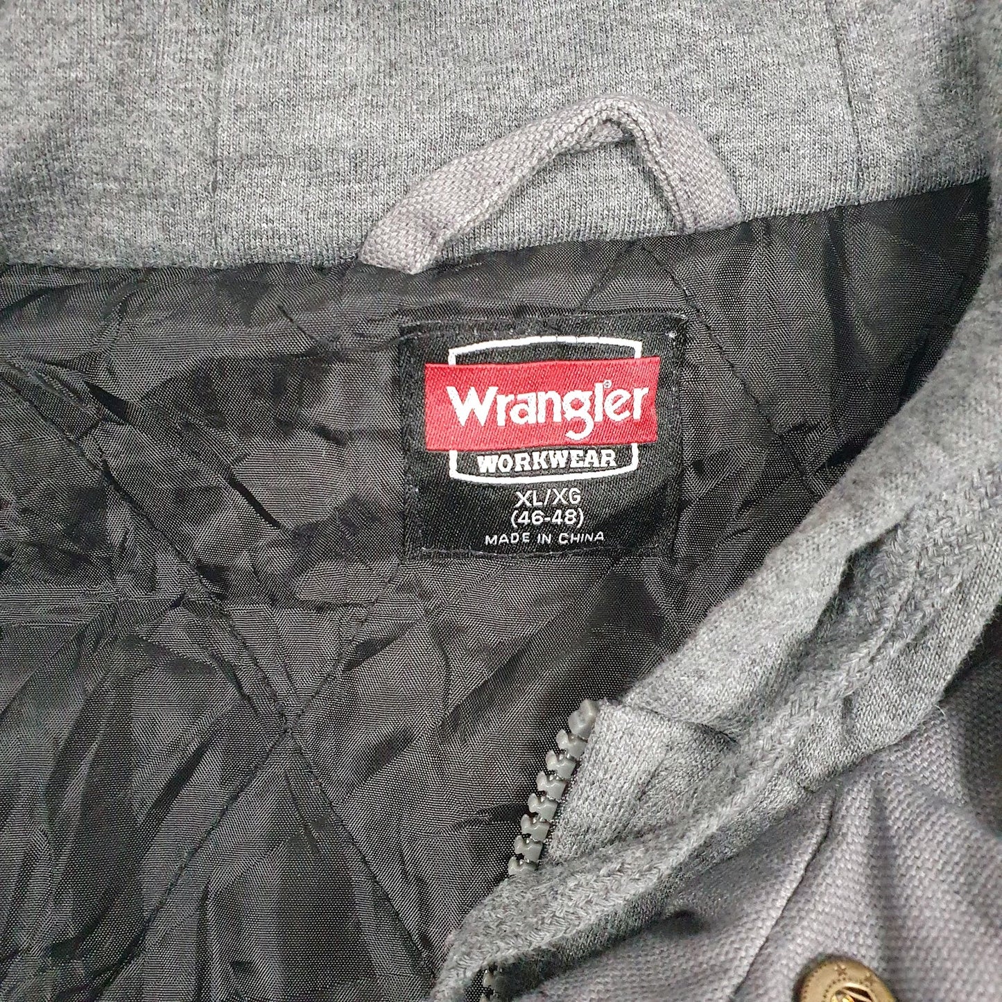 Mens Grey Wrangler Padded  Coat