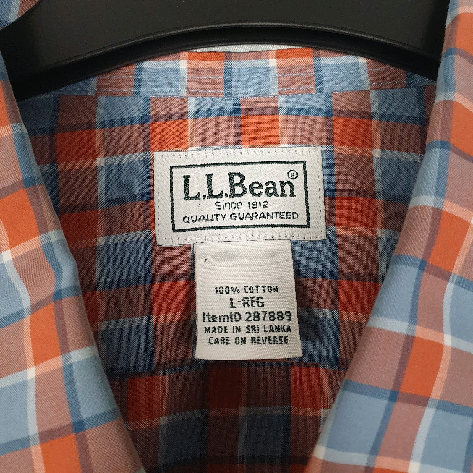 Mens Blue L.L.Bean   Shirt