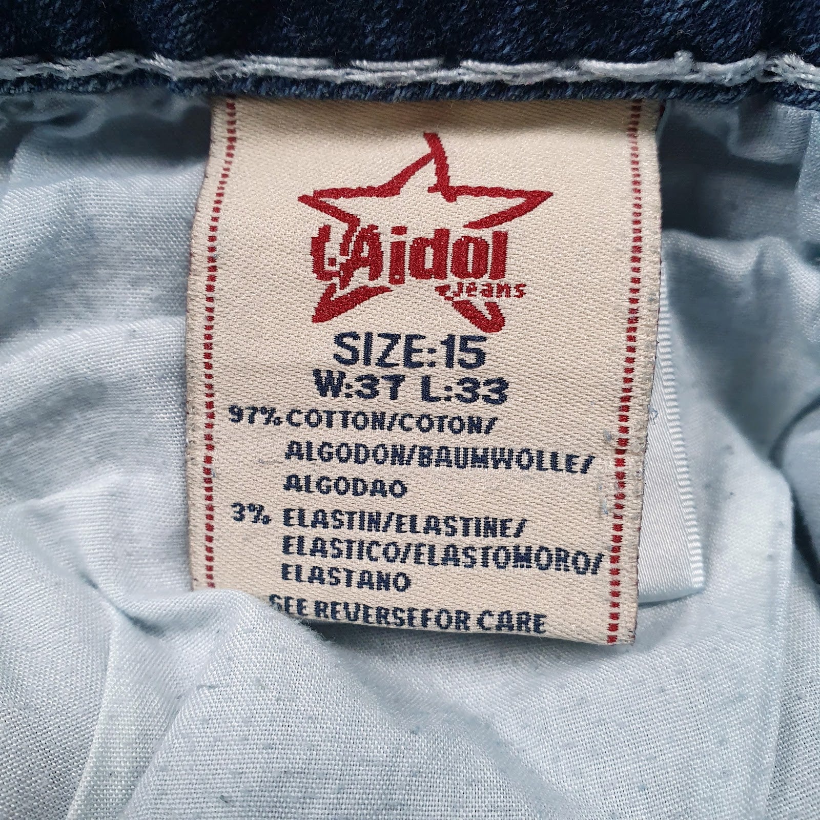 Womens Blue LA Idol USA   Jeans