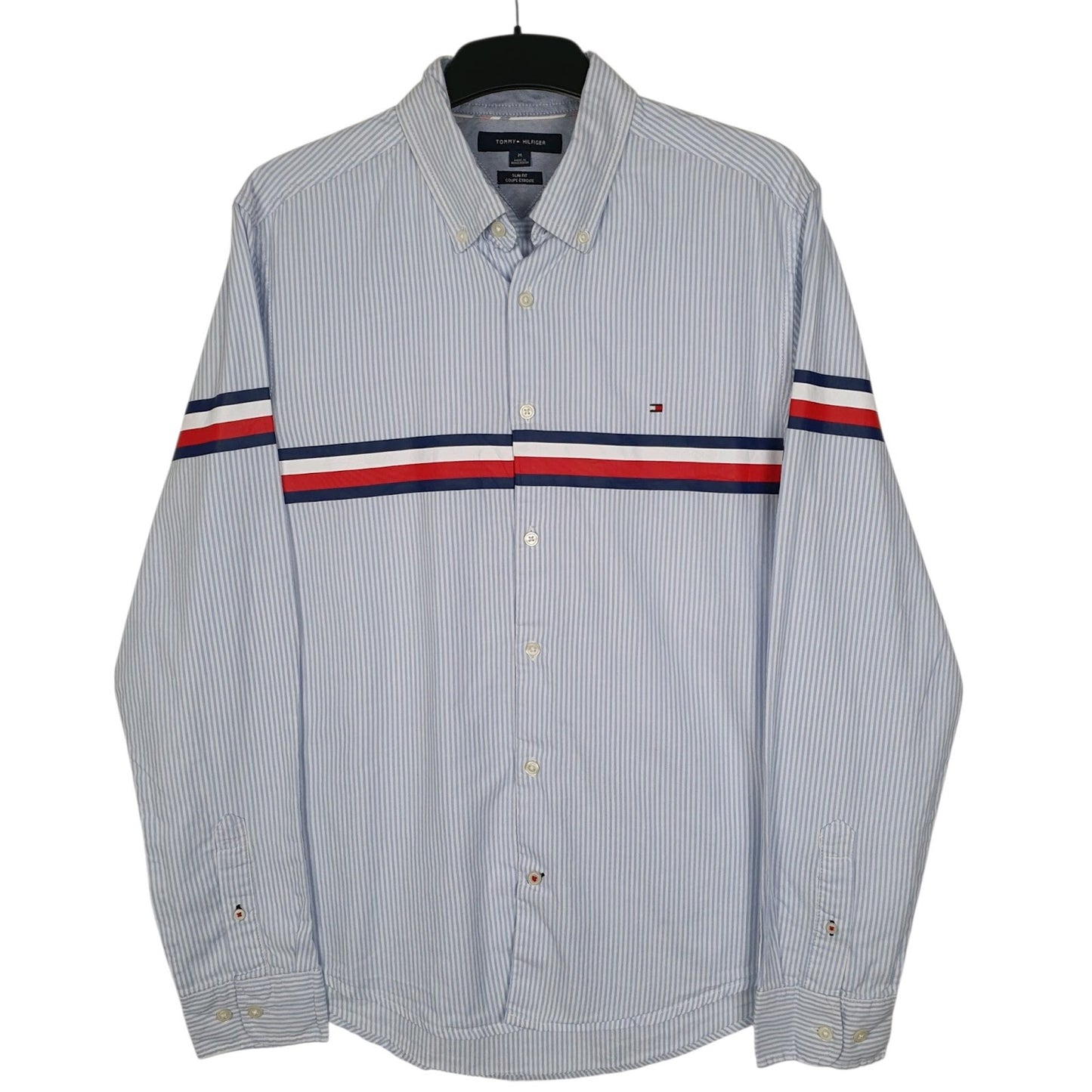 Mens Blue Tommy Hilfiger  Long Sleeve Shirt