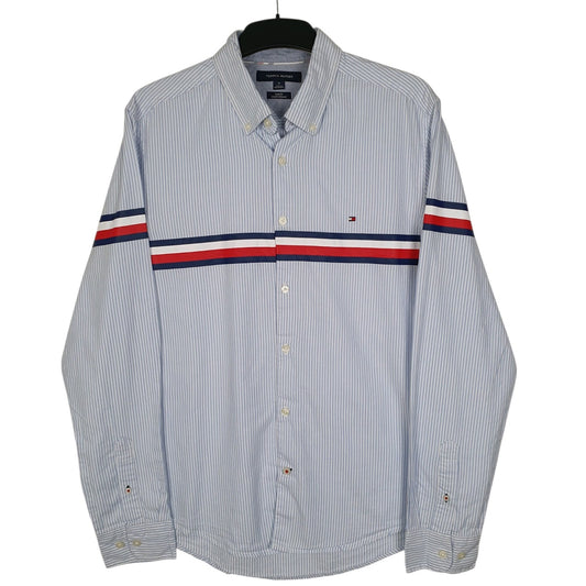 Mens Blue Tommy Hilfiger  Long Sleeve Shirt