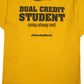Mens Yellow Port & Company Red Hawks  T Shirt