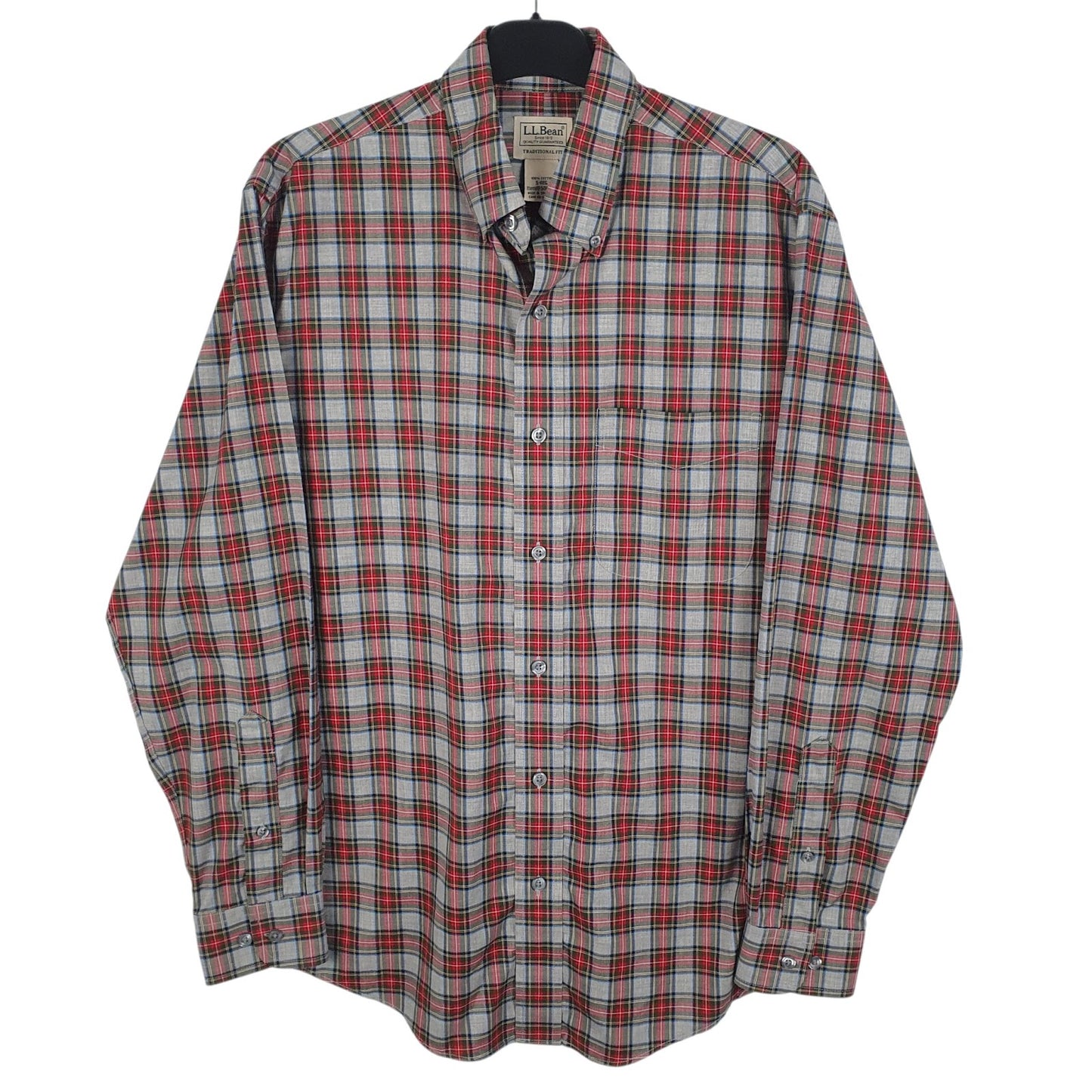 Mens Grey L.L.Bean  Long Sleeve Shirt
