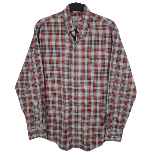 Mens Grey L.L.Bean  Long Sleeve Shirt