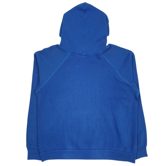 Womens Blue Unbranded Vintage 90s Made In USA Army Hoodie Jumper