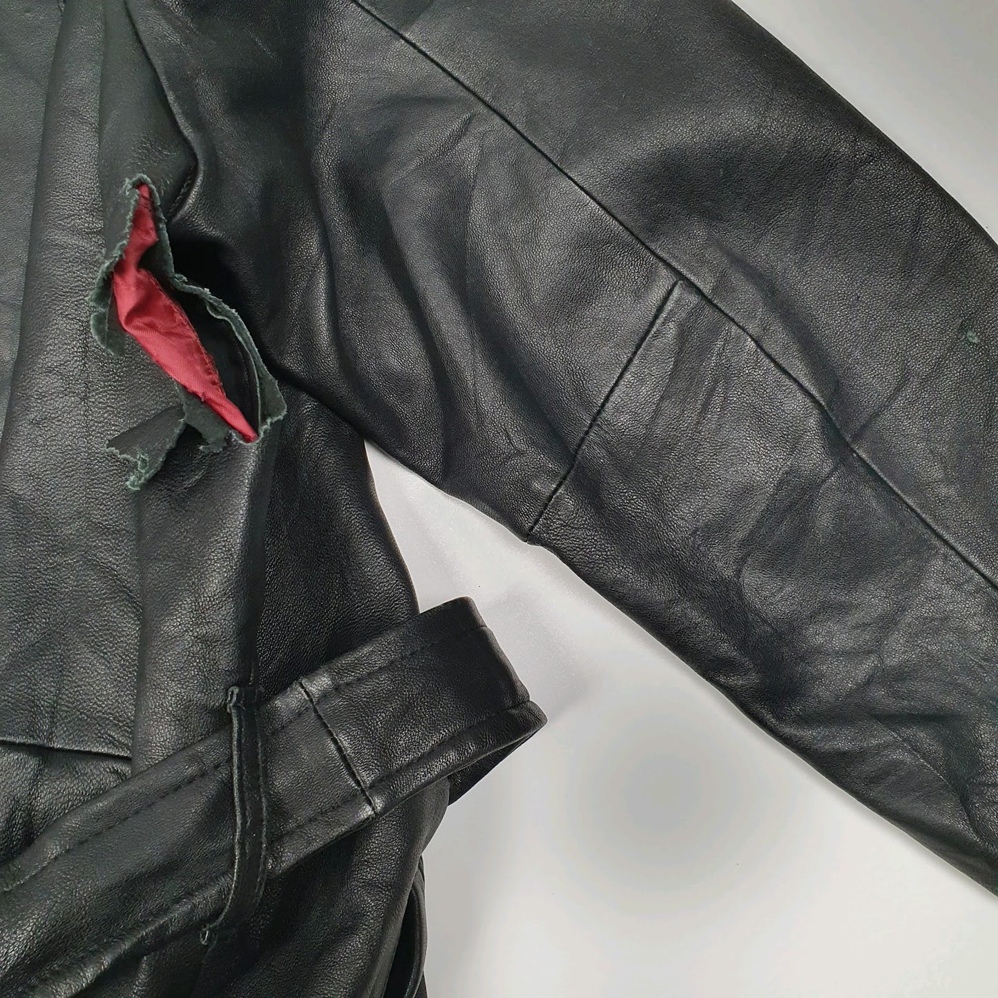Womens Black Pelle Studio Trench  Coat