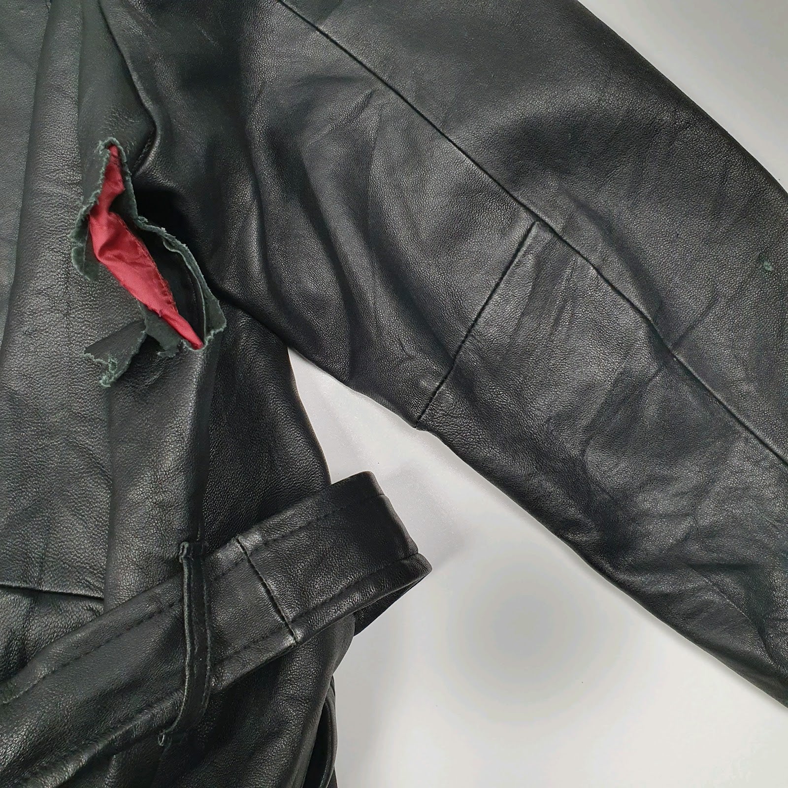 Womens Black Pelle Studio Trench  Coat