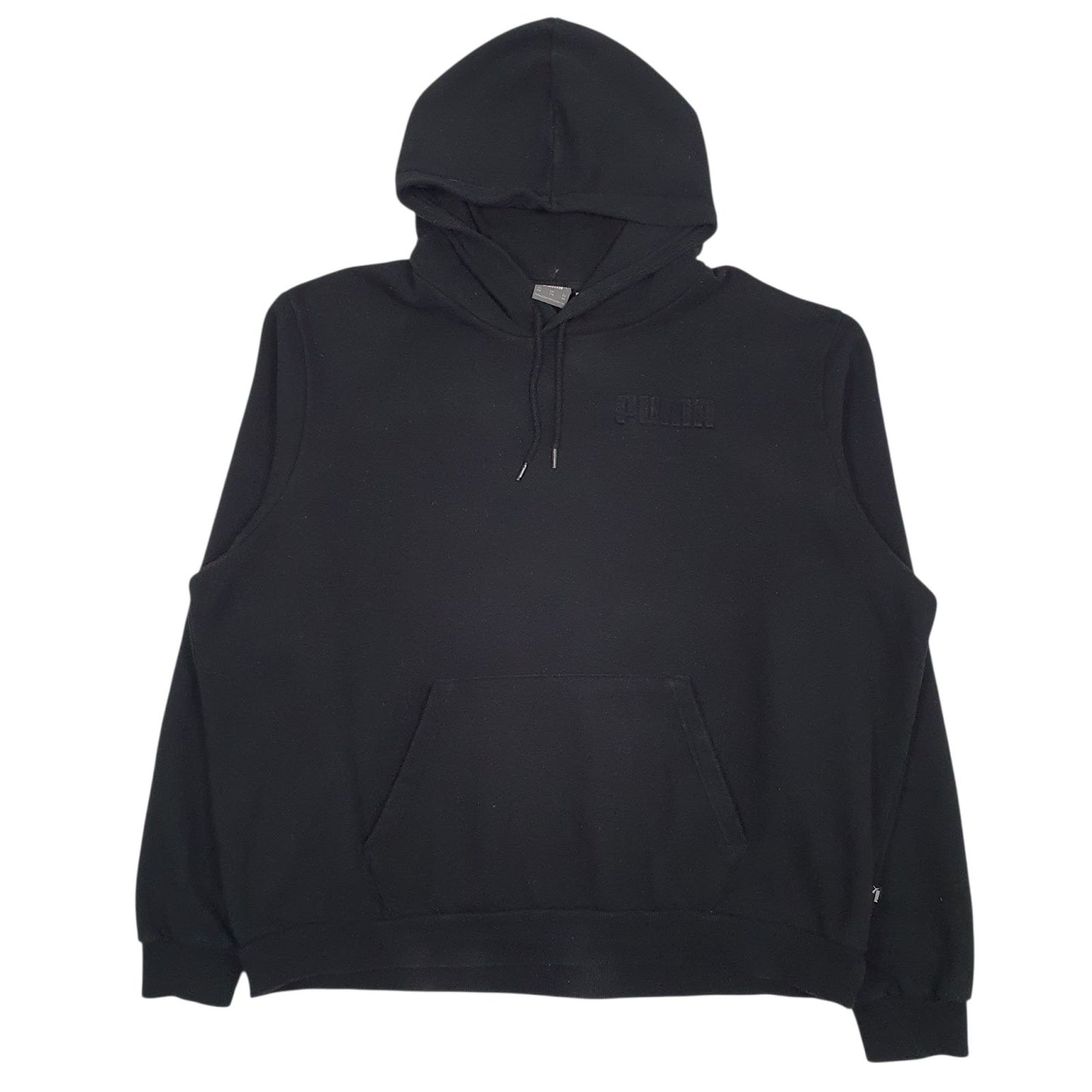 Mens Black Puma  Hoodie Jumper
