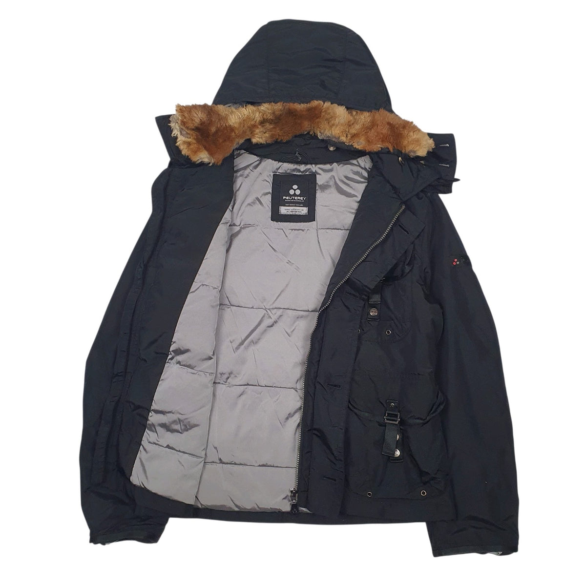 Womens Black Peuterey   Coat