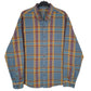 Mens Blue Eddie Bauer Flannel Long Sleeve Shirt
