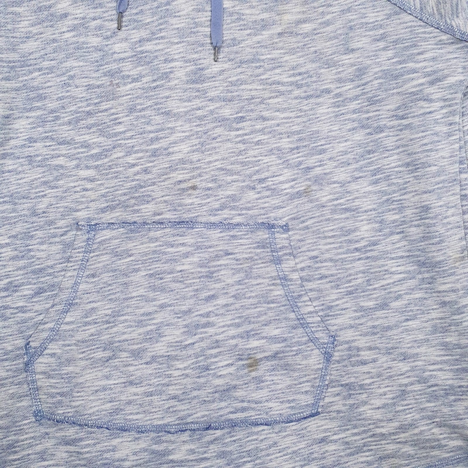 Womens Blue Calvin Klein Lightweight Hoodie Jumper