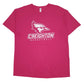 Mens Pink Jerzees Creighton Basketball Short Sleeve T Shirt