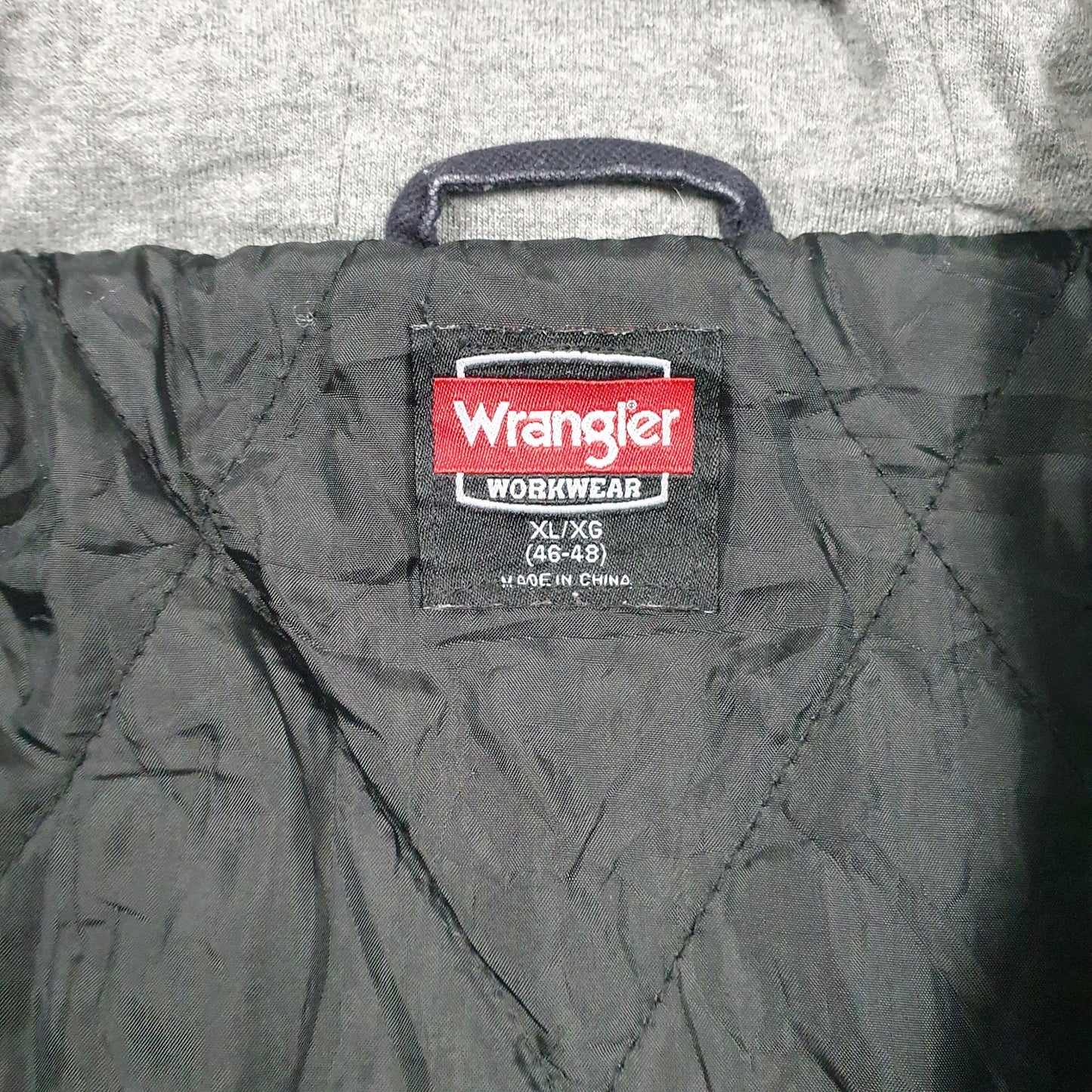 Mens Navy Wrangler Padded  Coat