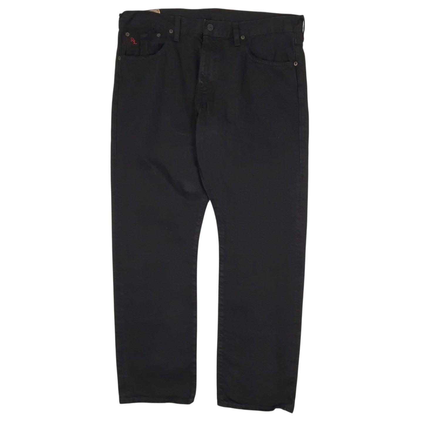 Mens Black Polo Ralph Lauren  Hampton JeansW36 L30