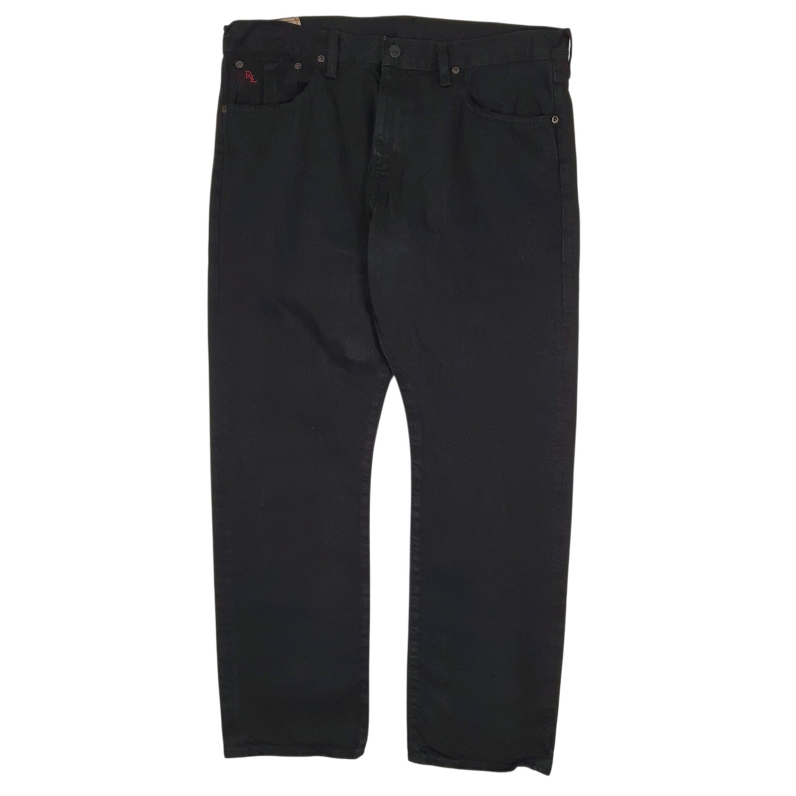 Mens Black Polo Ralph Lauren  Hampton JeansW36 L30