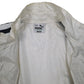 Mens White Puma Vintage 90s Quarter Zip Coat