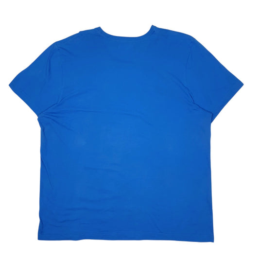 Mens Blue Adidas   T Shirt
