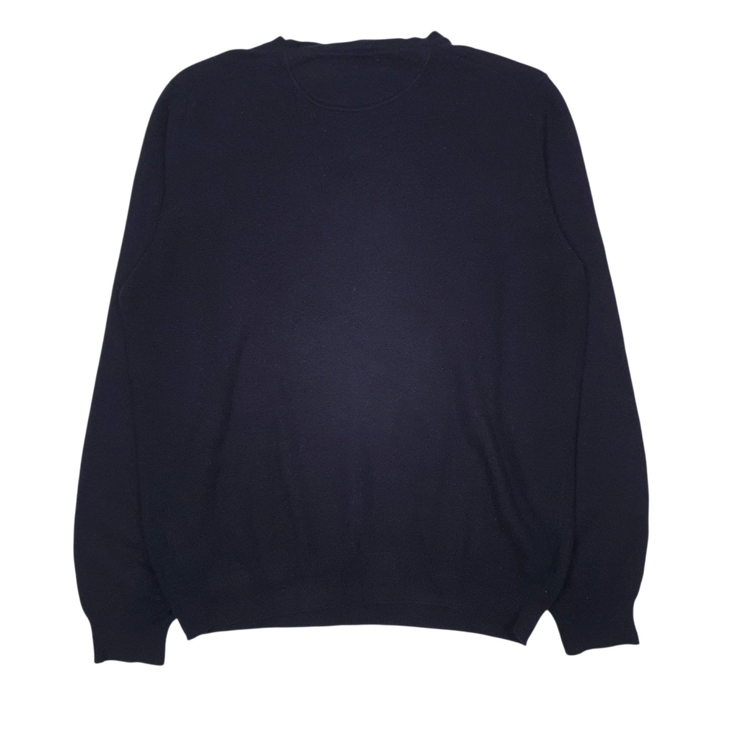 Mens Navy Trussardi  Crewneck Jumper