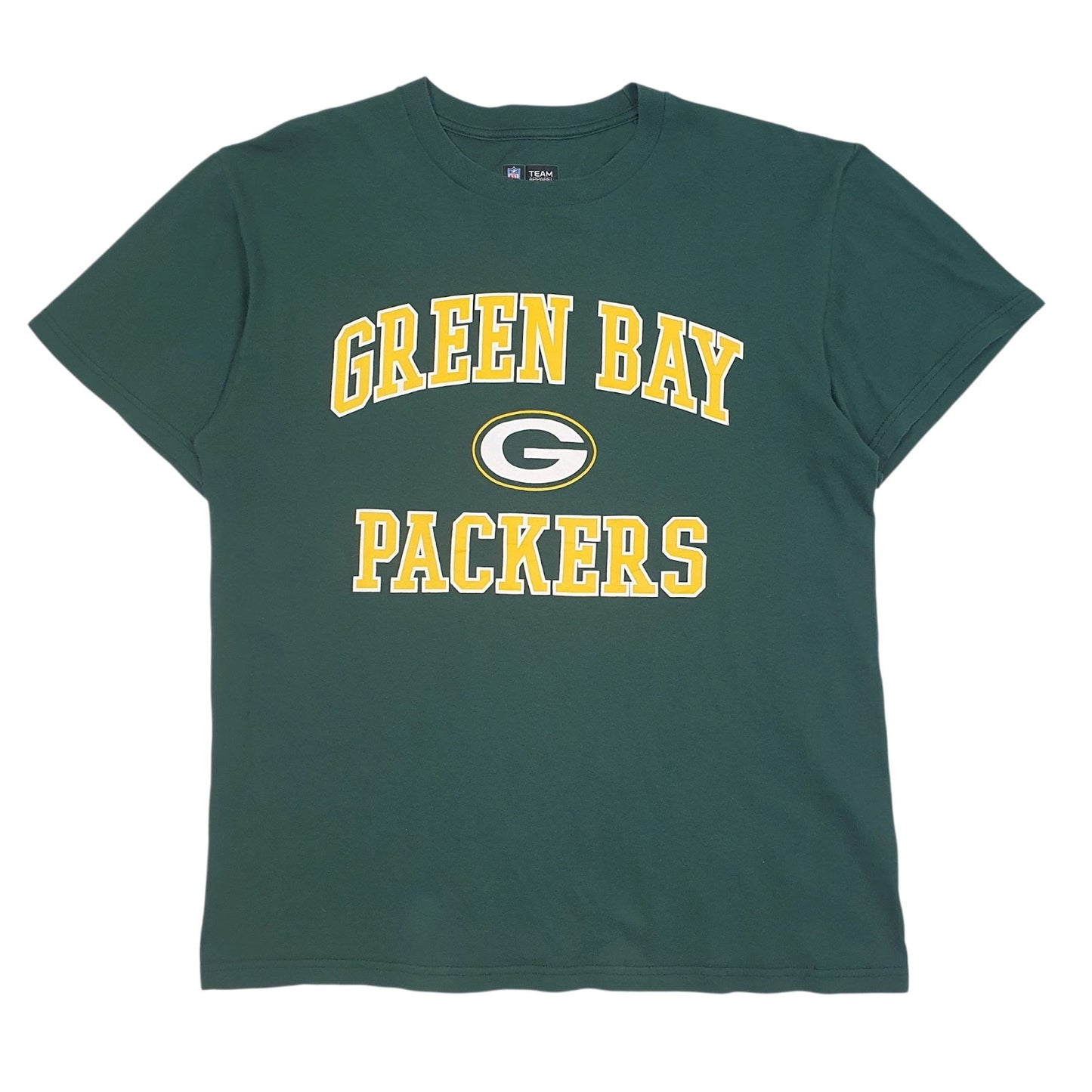 Mens Green NFL Green Bay Packers Short Sleeve T Shirt