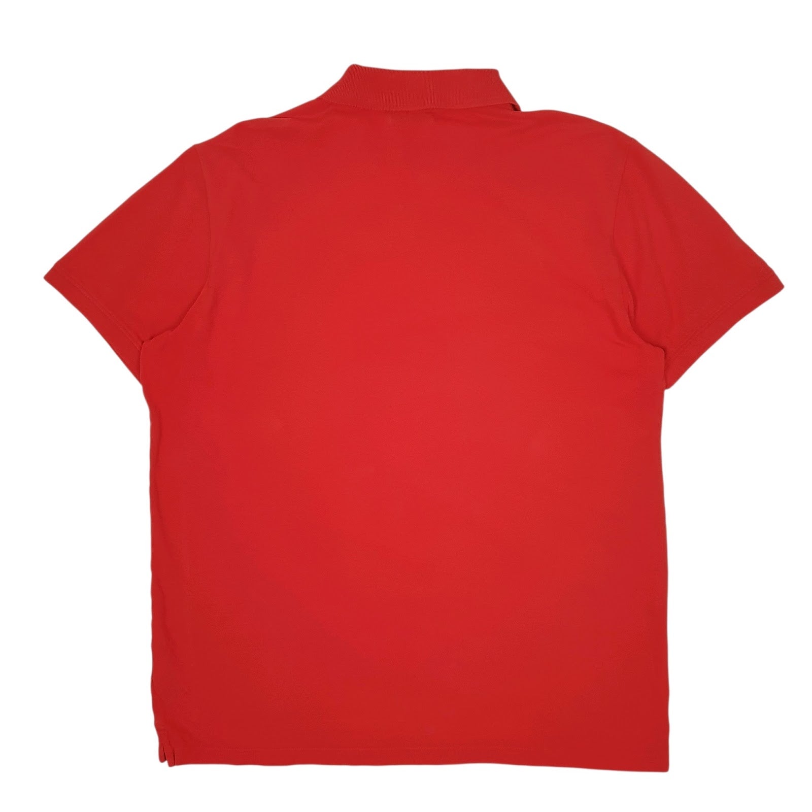 Mens Red Kappa  Hoodie Polo Shirt