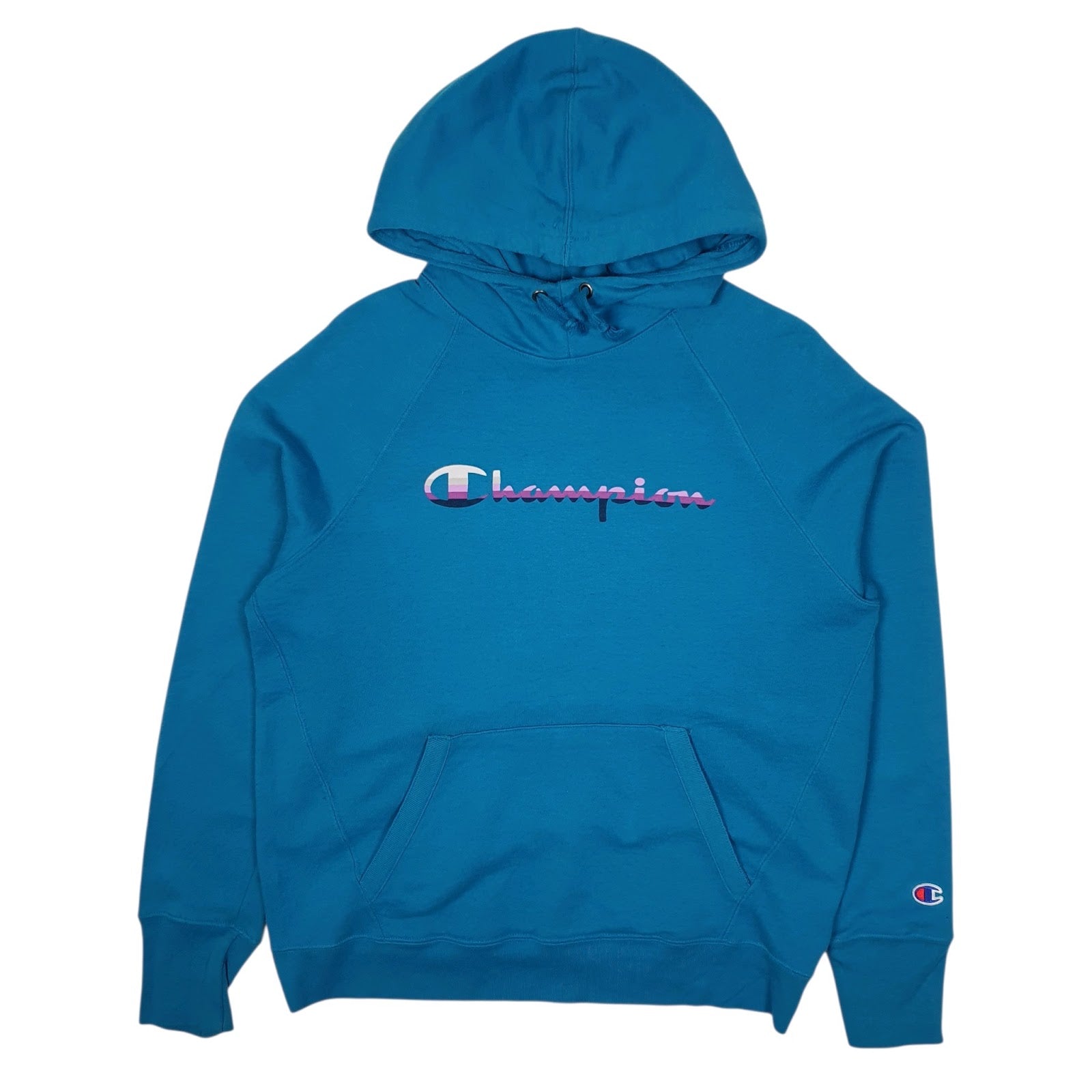 Womens Blue Champion  Hoodie Jumper