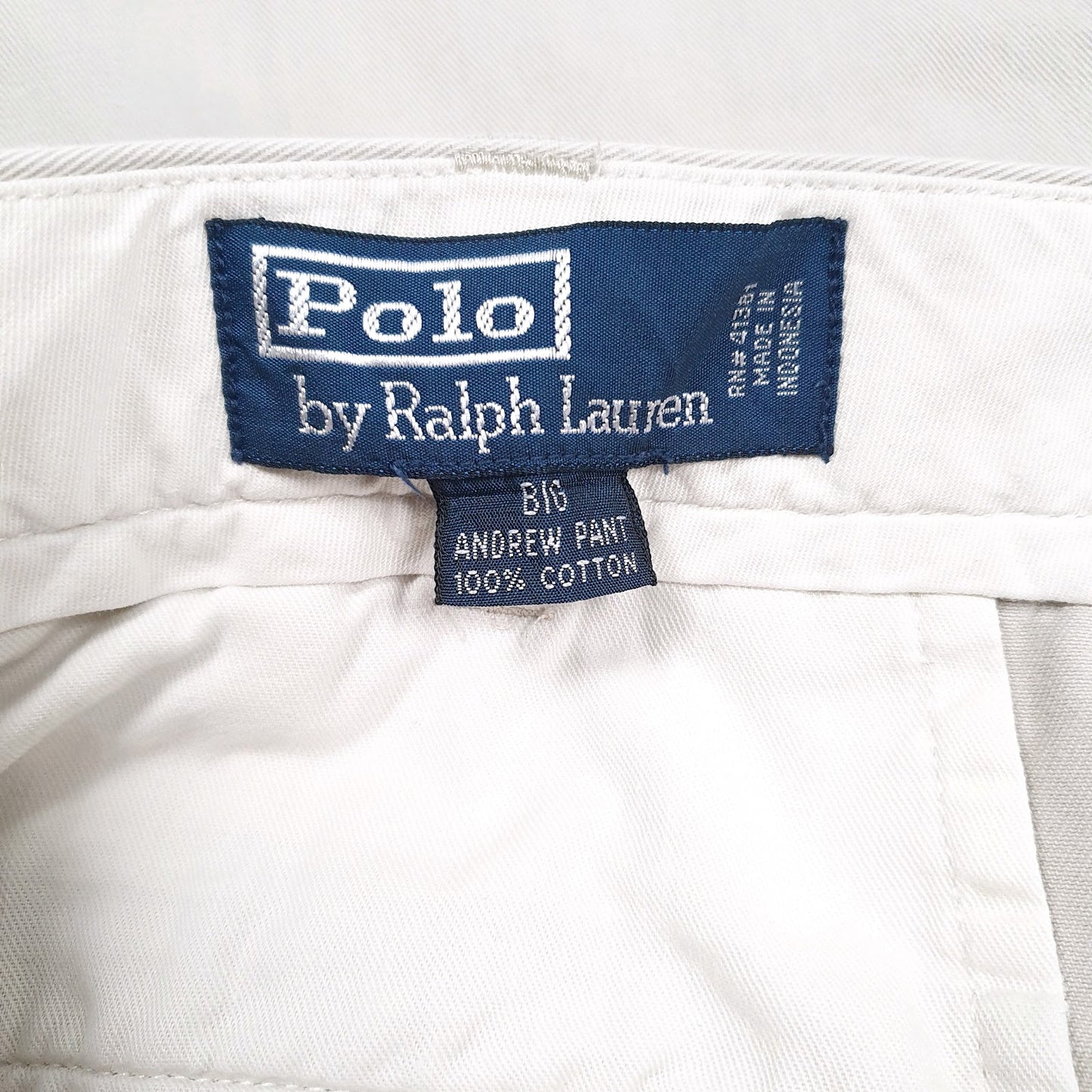 Mens Beige Polo Ralph Lauren Andrew Pant Pleated  Trousers